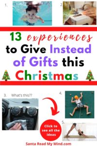 Give experiences instead of gifts