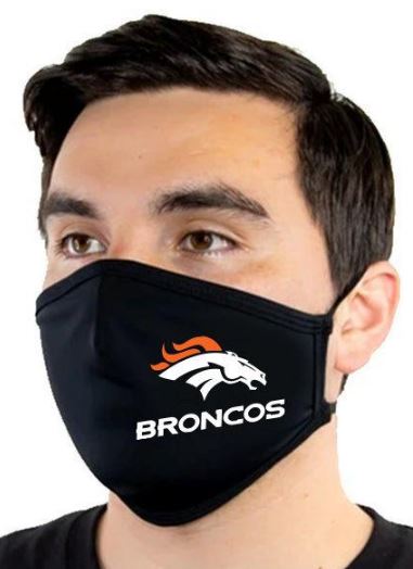 gifts for broncos fans - fabric face mask