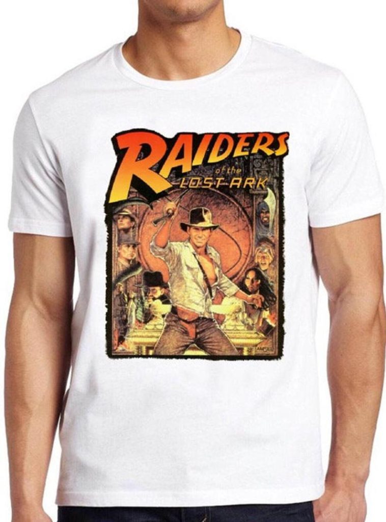 Indiana Jones gifts  - gifts for INdiana Jones fans - Raiders of the lost ark t shirt